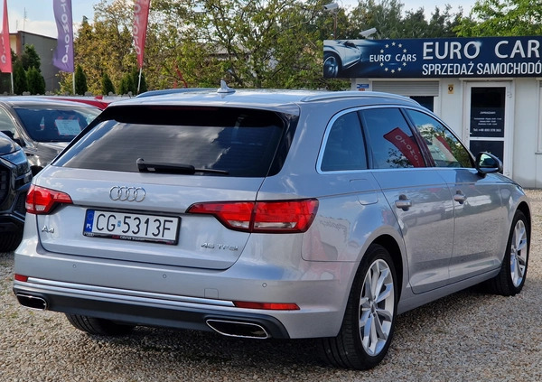 Audi A4 cena 109900 przebieg: 81000, rok produkcji 2019 z Łęczyca małe 781